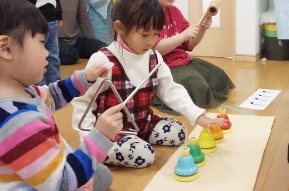 葛飾区のRAPPY音楽教室は未就学児のリトミックレッスンを実施しています